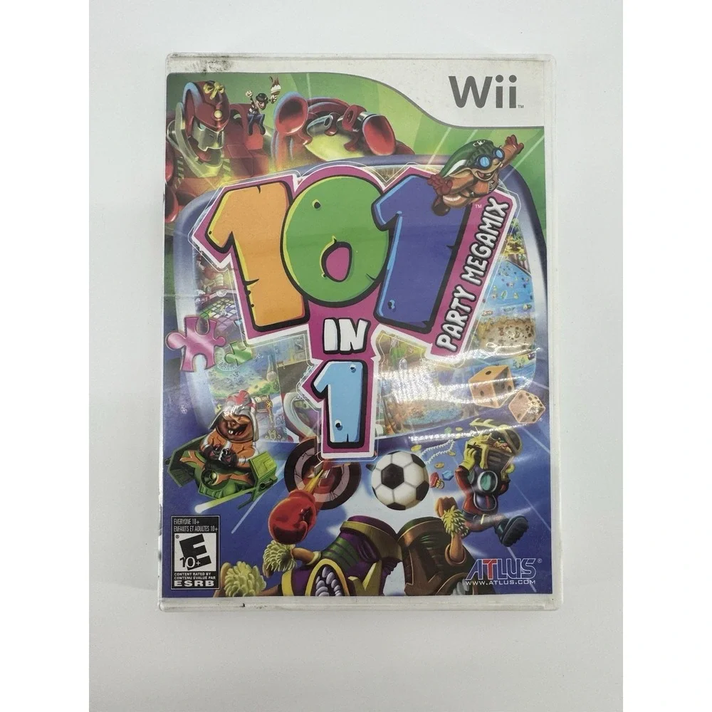 101 In 1 Party Megamix Nintendo Wii Atlus With‎ Manual CIB